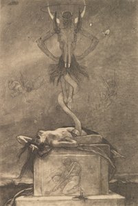 Il sacrificio, da I satanici, ca. 1882