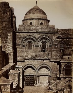 Album Palestina 1887: la basilica del Santo Sepolcro a Gerusalemme da Félix Bonfils