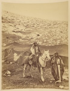 Beduini di Moab da Félix Bonfils