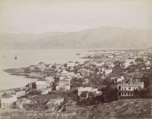 Beyrouth. Vista dal collegio americano da Félix Bonfils