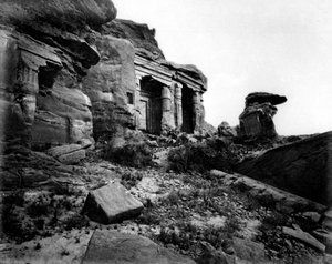 Gebel Silsileh, Egitto, 1878 da Félix Bonfils