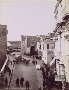 Interno della Porta di Giaffa, ca. 1870