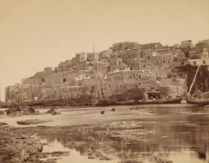 Jaffa, vista generale dal mare - Palestina da Félix Bonfils