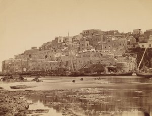 Jaffa, vista generale presa dal mare - Palestina da Félix Bonfils
