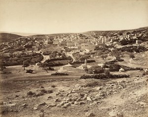 Veduta panoramica di Nazareth, Israele