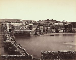 Vista panoramica di una città in Israele