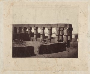 Resti del tempio di Luxor da Félix Bonfils