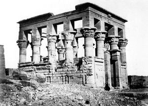 Chiosco di Traiano a Philae, Nubia, Egitto, 1878 da Félix Bonfils