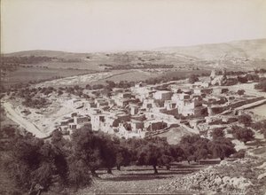 Vista generale di Betania da Félix Bonfils