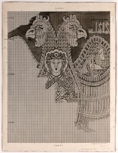 Disegni schematici di seta Buyid (1962.264) da Félix Guichert