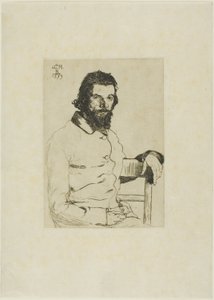 Ritratto di Meryon da Félix Henri Bracquemond