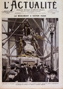 Inaugurazione del monumento a Victor Hugo di Barrias, Parigi, 17 gennaio