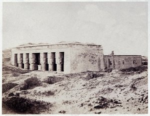 Dendera, Egitto, c.1850 da Félix Teynard