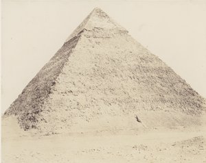 Djizeh Necropoli di Memphis, Piramide di Chefren da Félix Teynard