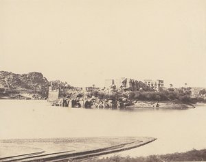 Ile de Fileh Philæ, vista generale presa da sud-est al punto B