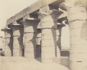 Louksor Tebe. Costruzione Centrale - Grande Colonnata