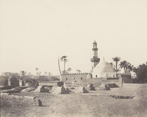 Souâdj, cimitero musulmano e tomba di Mourâd-Bey, 1851-52, stampato 1853-54 da Félix Teynard