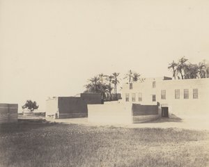 Syout, Abitazioni Arabe sul Bordo del Nilo, 1851-52