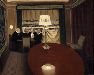 La partita a poker da Felix Edouard Vallotton
