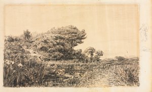 Bordo della palude a Couronne, 1863 da Félix Ziem
