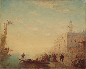 Riva degli Schiavoni, tramonto