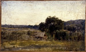 Cottage con tetto di paglia, tra il 1850 e il 1860