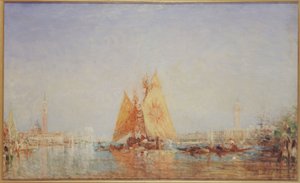 Venezia, Trabaccolo con vela gialla