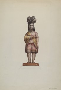 Indiano del Negozio di Sigari da Flora Merchant