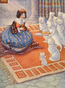 I gatti portarono alla principessa una torta di topi