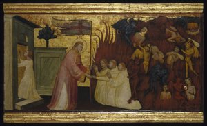 San Lorenzo libera le anime dal Purgatorio da Florentine Lorenzo di Niccolò Italian
