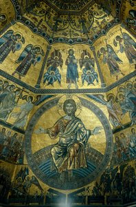 Mosaico sul soffitto a cupola del Battistero di San Giovanni, Firenze da Florentine School