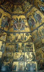 Mosaico sul soffitto a cupola del Battistero di San Giovanni, Firenze da Florentine School