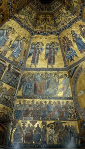 Mosaico sul soffitto a cupola del Battistero di San Giovanni, Firenze da Florentine School