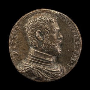 Pietro Strozzi, c.1545 (fusione in argento non sterling) (fronte di 6240384) da Florentine School