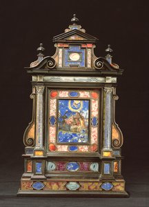 Altare portatile, con la Natività, fiorentino da Florentine School