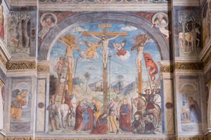 Gli affreschi del coro delle monache, Floriano Ferramola