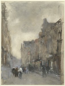 Veduta di strada a L