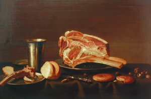 Natura morta con costoletta
