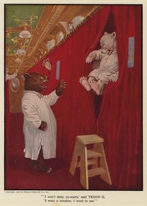 Non dormirò al piano di sopra, disse Teddy - G, Voglio una finestra, voglio vedere.