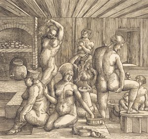 Bagno delle donne da Follower of Albrecht Durer