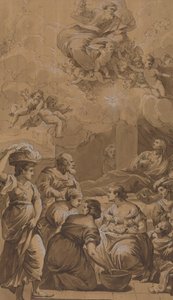 Nascita della Vergine da Follower of Francesco Fontebasso