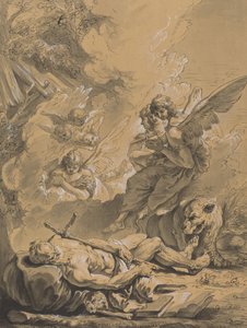 Morte di San Girolamo da Follower of Francesco Fontebasso