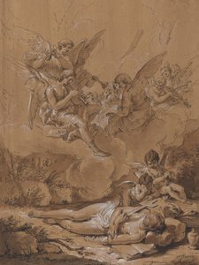 Morte della Maddalena da Follower of Francesco Fontebasso
