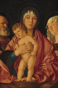 Madonna col Bambino e santi da Follower of Giovanni Bellini