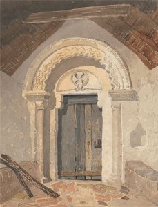 Portale normanno, chiesa di Tottenhill, Norfolk