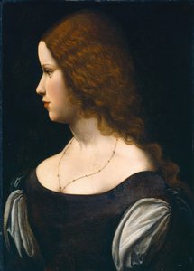 Ritratto di una Giovane Donna da Follower of Leonardo da Vinci