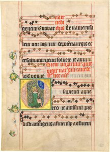 Davide in preghiera da Follower of Master of the Golden Bull