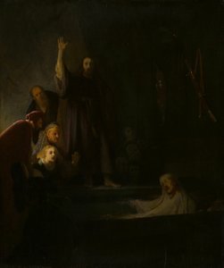 La resurrezione di Lazzaro da Follower of Rembrandt van Rijn