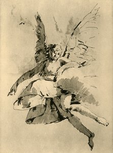 Angelo in Volo, XVIII secolo, 1928