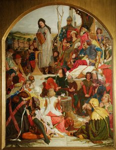 Chaucer alla corte di Edoardo III, 1847-1852 da Ford Madox Brown